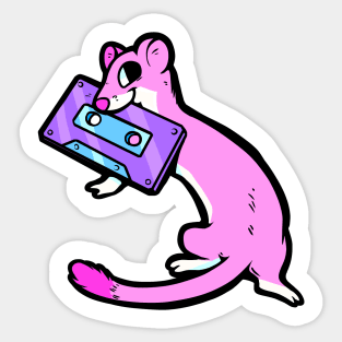 Rad Stoat Sticker